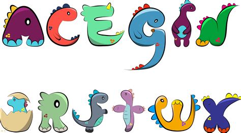 Alphabets Design (Dinosaur) :: Behance