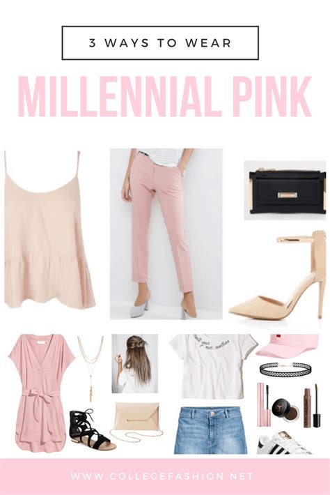 Millennial Pink Fashion - 3 Ways to Wear Millennial Pink