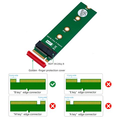 B Key M.2 NGFF MSATA SSD to SATA 3.0 Adapter 2 in 1 Converter Card for PC Laptop | eBay