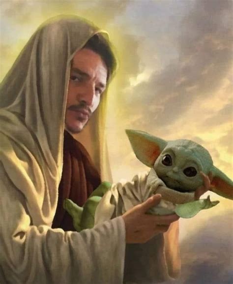 jesus holding baby yoda - bearcreekcommunitycharterschool