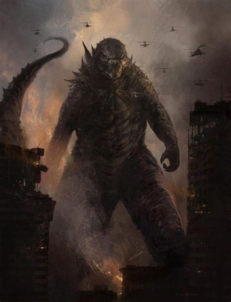Godzilla 2: King of the Monsters 2019 Concept Art (Godzilla 2 Official Concept Artwork Image ...