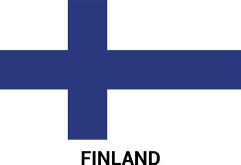 Finland flag design vector 13304503 Vector Art at Vecteezy