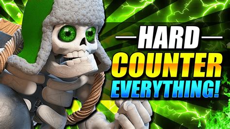 OVERPOWERED! NEW GIANT SKELETON DECK COUNTERS EVERYTHING!! - Clash Royale - YouTube