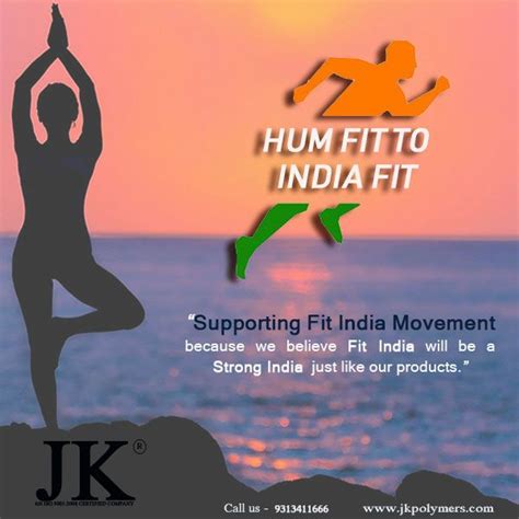 Hum Fit To India Fit India Poster India Painting Yoga Poster