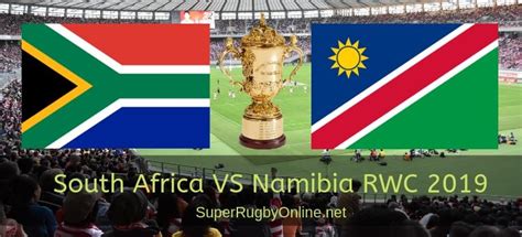 South Africa VS Namibia Live Stream | Match 15 | Pool B | RWC 2019 ...