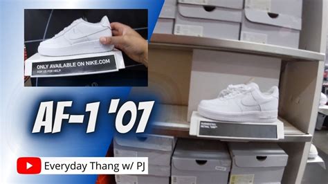 Air Force 1 ‘07 20% off At The Nike Outlet Mall In OKC - YouTube