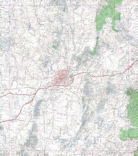 Getlost Map 8828 GOULBURN NSW Topographic Map V15 1:75,000 by Getlost Maps | Avenza Maps