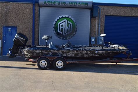 Camouflage Fishing Boat Wrap - Boat Wraps in Fort Worth - Armour Wraps