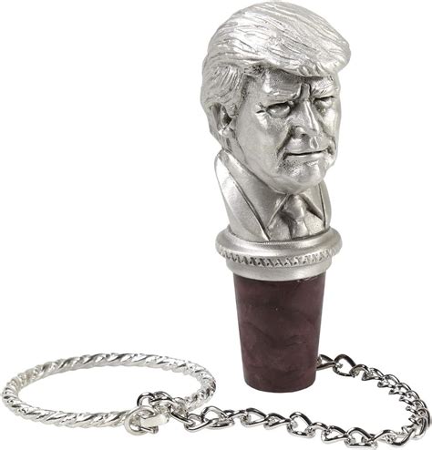 Amazon.com: Heritage Pewter 45th US President Donald Trump Wine Bottle ...