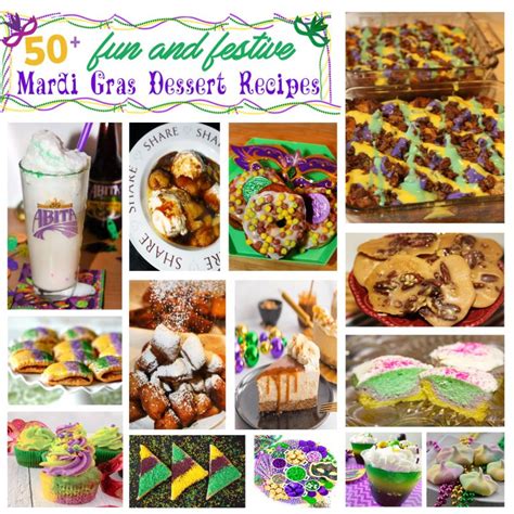 50+ Fun and Festive Mardi Gras Desserts - For the Love of Food