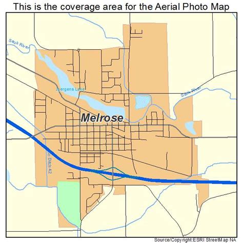 Aerial Photography Map of Melrose, MN Minnesota