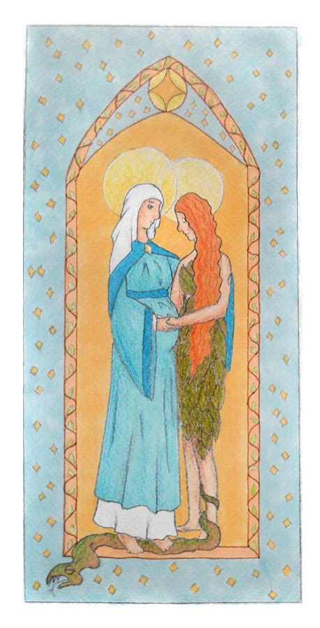 Mary and Eve by mephetti on DeviantArt