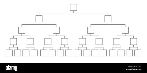 Fighting tournament bracket. Empty contest chart template Stock Vector ...