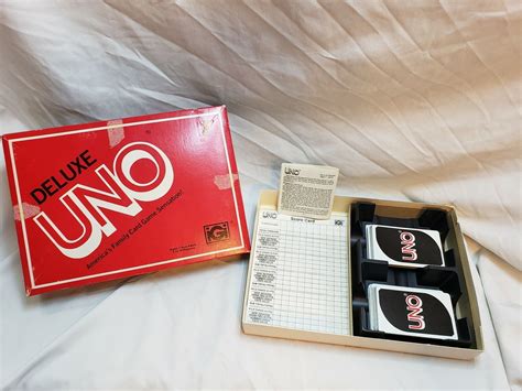 1978 Vintage Deluxe UNO Edition Card Game International Games Inc IGI - Vintage Manufacture