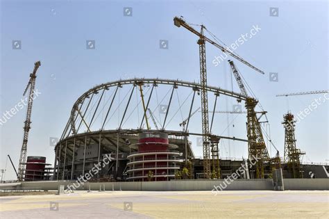 Construction Site Khalifa International Stadium Doha Editorial Stock Photo - Stock Image ...