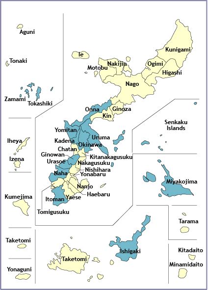 Okinawa City Map