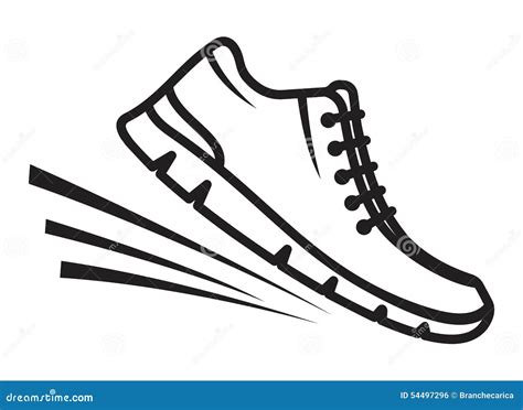 Shoes Running Pictogram Vector Illustration | CartoonDealer.com #82024428