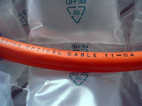 Corning Fiber Optic Cable 12F MM SCPC PRST - 3M/12' New