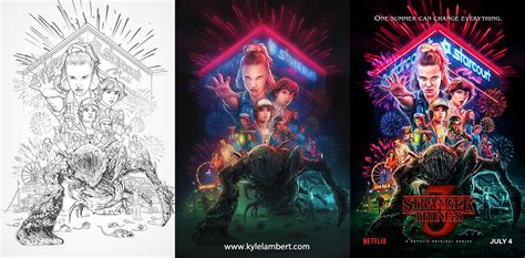 Kyle Lambert - Stranger Things 3 - Poster