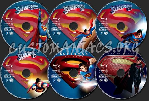 Superman / Man of Steel Collection blu-ray label - DVD Covers & Labels by Customaniacs, id ...