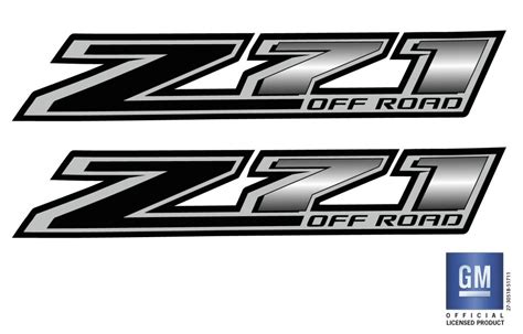 Chevy Colorado 2014-2021 Z71 OFF ROAD Bedside Decals Set GM OFFICIAL LICENSED PRODUCT - EmblemsPlus