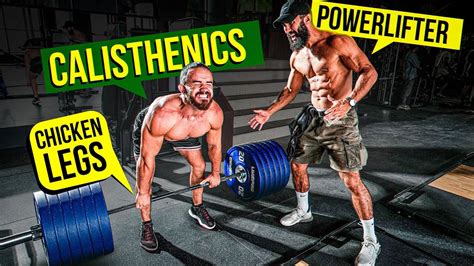 How Strong is Calisthenics Beast in Powerlifting? | ANATOLY - YouTube