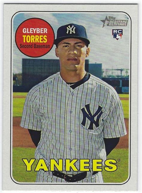 Torres, Gleyber 2018 Topps Heritage Rookie | RK Sports Promotions