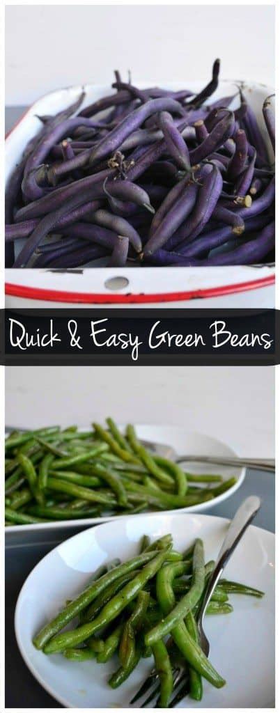 Quick and Easy Purple Green Beans [Guest Post] - I Heart Vegetables
