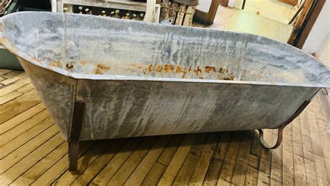 Excited to share this item from my #etsy shop: Large Zinc Bathtub ...