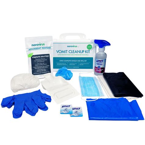 Vomit Cleanup Kit With Refill | Norovirus