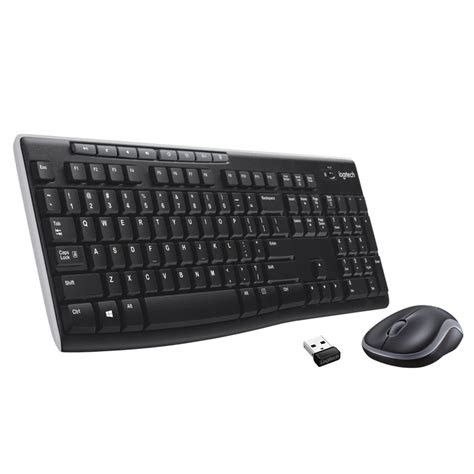 Logitech MK270 Wireless Keyboard And Mouse Combo For Windows, 2.4 GHz ...