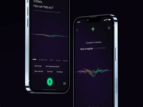 AI Voice Assistant App :: Behance