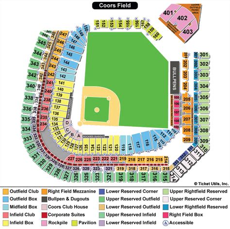 coors field seating chart