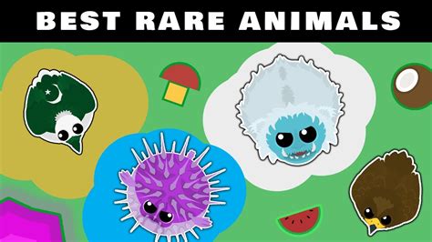 TOP 10 BEST RARE ANIMALS IN MOPE.IO - YouTube