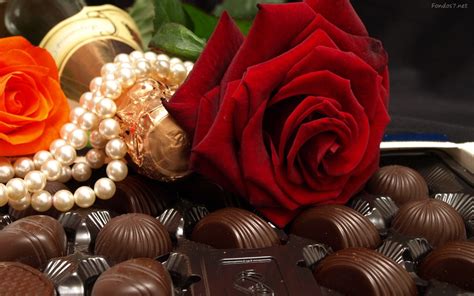 Rosas y chocolates - Taringa! | Rose, Chocolate flowers, Happy chocolate day