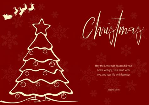 Christmas greeting card Template | PosterMyWall