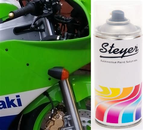 FREE DELIVERY ! 400ML Kawasaki Lime Green Colour Code 777 Aerosol Spray Gloss Motorcycle Paint