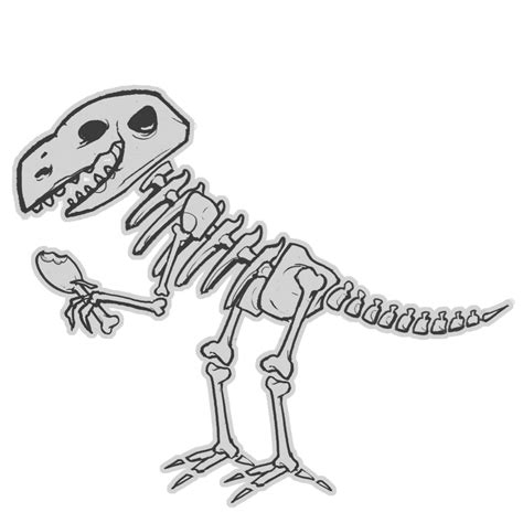 Dinosaur skeleton by YoBarte on DeviantArt