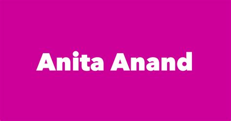 Anita Anand - Spouse, Children, Birthday & More