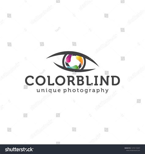 Eye Logo Design Vector Template Colorful Stock Vector (Royalty Free ...