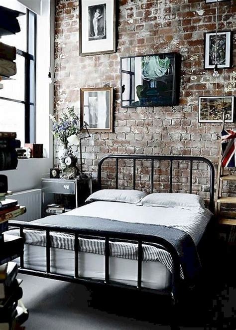 Creative Industrial Bedroom Design Ideas For Unique Bedroom 34 | ห้องนอน