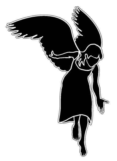 Best 25+ Angel silhouette ideas on Pinterest | Nativity ... | Angel ...