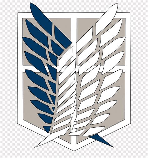 A.O.T.: Wings of Freedom Attack on Titan Logo Eren Yeager, corps, angle, emblem png | PNGEgg