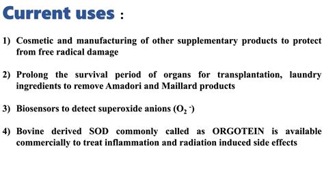 Superoxide dismutase | PPT | Free Download