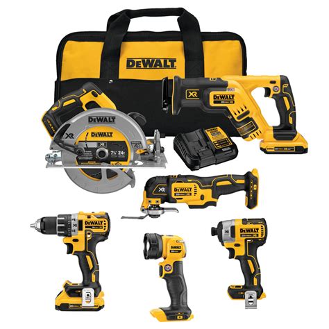 DeWALT 20V MAX XR 6-Tool Compact Combo Kit