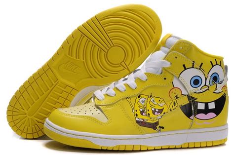 SpongeBob | Nike dunks, Nike shoes cheap, Yellow sneakers