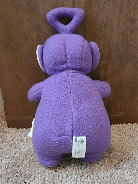 Teletubbies Tinky Winky 1998 plush w/ Blush Cheeks 13" Playskool Hasbro | #4110657789