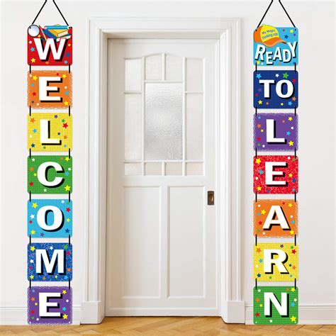 Back to School Banner Welcome Banner for First Day of School Welcome ...