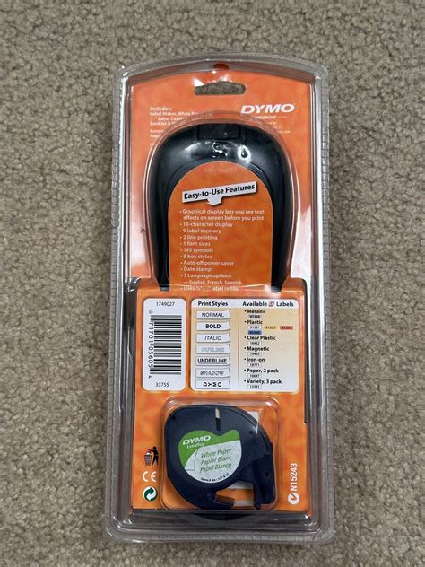 Dymo Personal Label Maker Letratag 100H Handheld Thermal Label Maker 300715214861 | eBay