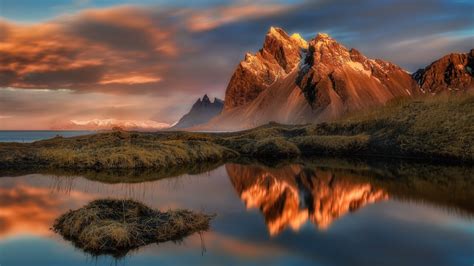 mountain, Reflection, Lake, Water, Clouds, Landscape, Nature Wallpapers HD / Desktop and Mobile ...